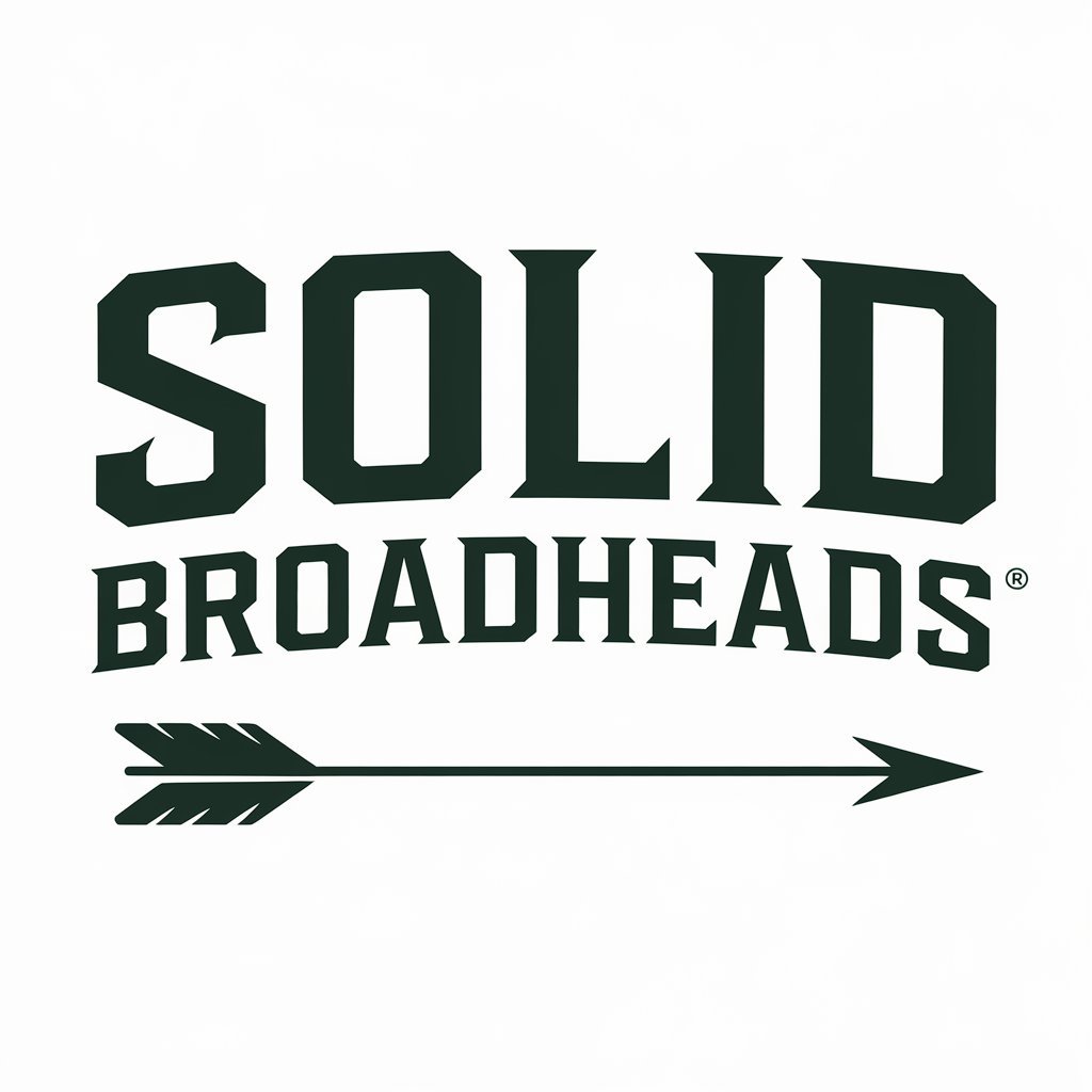 Solid Broadheads logo with arrow graphic